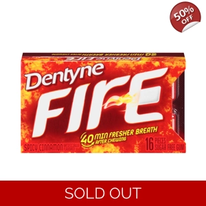 Dentyne Fire Sugar-Free Gum | Mondelez International Candy